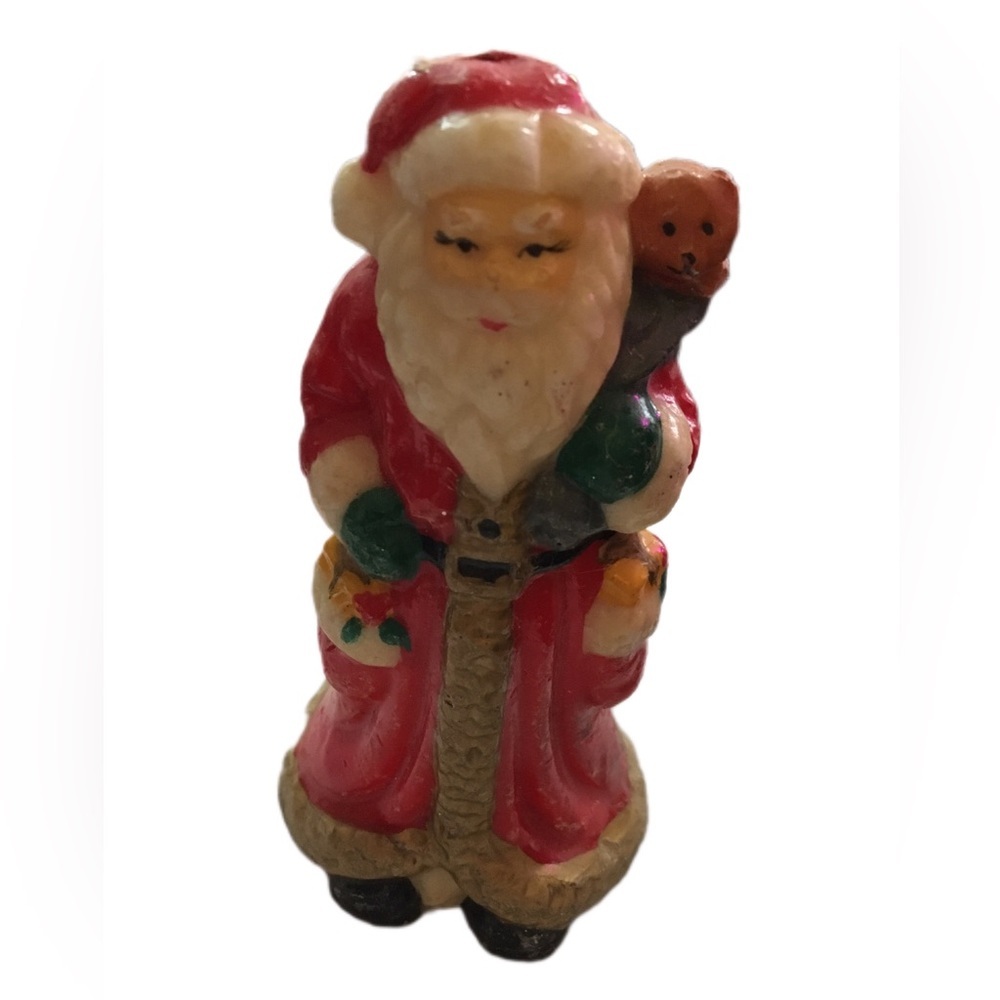 Festive Santa Claus Figurine decorative candle